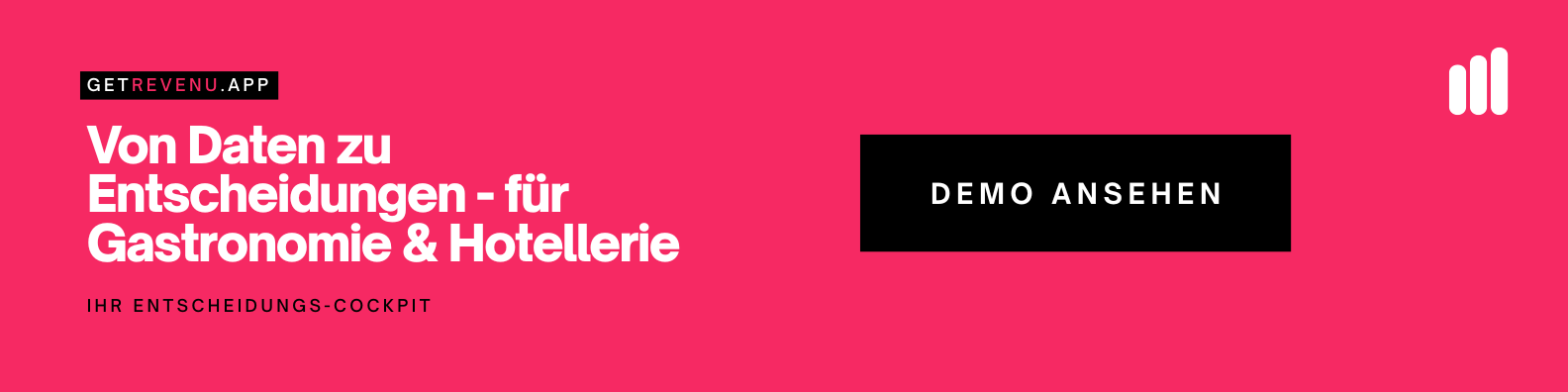 Von Daten zu Entscheidungen - für Gastronomie & Hotellerie